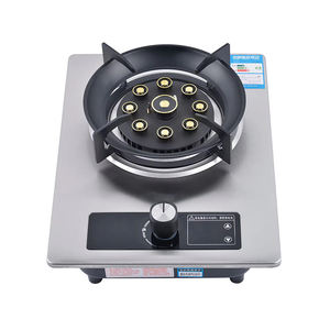 Venta caliente precio de fábrica construido en el hogar inteligente portátil de alta potencia quemador de latón cocina de Gas barata estufa de Gas - Product Image 1