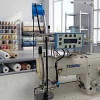 Unité d'alimentation élastique réglable MC-6D pour machine à coudre à micro-ordinateur, dispositif d'alimentation élastique à tension contrôlée