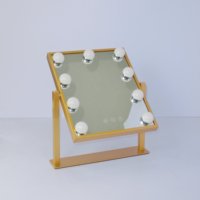 Miroir de maquillage de style moderne Winway, miroir de vanité éclairé robuste pour salle de bain, style unique Holly Wood