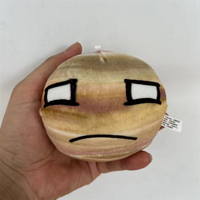 Jouets en peluche super doux à presser Simulant la planète Terre Lune Soleil Mars Remplis de coton PP Doublés de maille