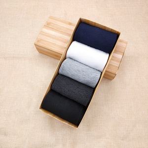 Wholesale Custom Cotton <b>Socks</b> for Men Formal Business Dress Work <b>Socks</b> with Logo Gift Box Set High Quality Manufacturer - Product Image 4