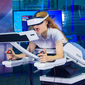 Intérieur commercial VR <span class=keywords><strong>Flying</strong></span> Motion Simulateur de vol de réalité virtuelle VR <span class=keywords><strong>Flying</strong></span> <span class=keywords><strong>Simulator</strong></span> Centres commerciaux <span class=keywords><strong>PC</strong></span> Metal Fiberglass - Product Image 4