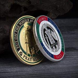 Toptan abd savaşçı hatıra parası hatıra para zırh silahlı metal sikke stokta - Product Image 6