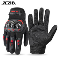 Gants de moto en polyester antidérapants pour la conduite en extérieur ; Gants de course respirants pour hommes, compatibles écran tactile, pour l'été