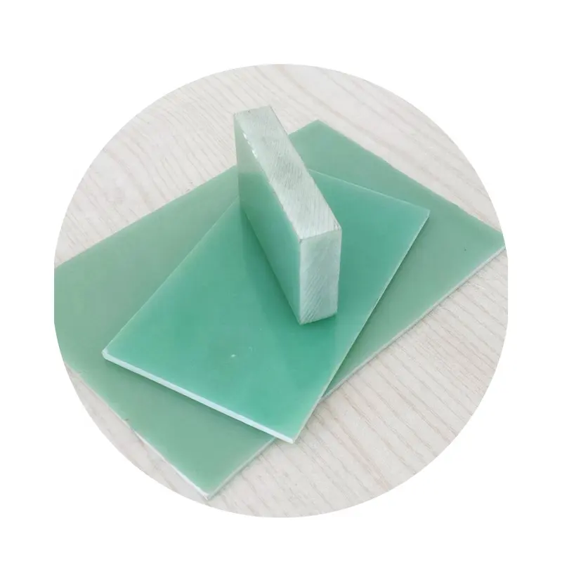 export raw materials with good mechanical workability light green g10 epoxy glass fiber board for pcb