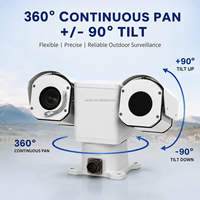 Cámara PTZ con Análisis de Video por IA, Imagen Térmica Biespectral, Zoom HD 40X, IP67 Impermeable, Cámara de Seguridad Perimetral