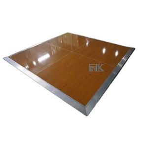 Mobile Durable Dance Floor for Event <b>Shows</b> Easy Setup Wooden Floor - Product Image 1