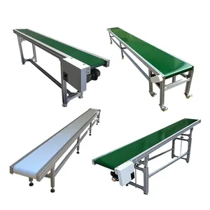 Heat water Resistant PVC Belt Conveyor manufacturer with speed adjustable