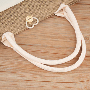 Manufacturer <strong>Wholesale</strong> Custom Printed Logo Eco Reusable Burlap Handbag Shopping <strong>Jute</strong> <strong>Tote</strong> <strong>Bag</strong> <strong>Bags</strong> with Window - Product Image 2