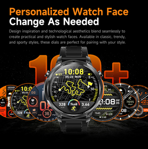 MK100 2026 นาฬิกาสมาร์ทวอทช์รุ่นใหม่พร้อม GPS ไฟส่องสว่าง และเข็มทิศ สำหรับการผจญภัยกลางแจ้ง & โหมดกีฬามากกว่า 100 โหมด รองรับการโทรผ่านบลูทูธ - Product Image 6