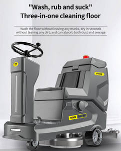 POHIR-760 כפול מברשת רצפה מגנטית scגומי המכונה מאומת ספק תחנת הרכבת התחתית יניקה ומיקה בטון מנקה בטון - Product Image 2