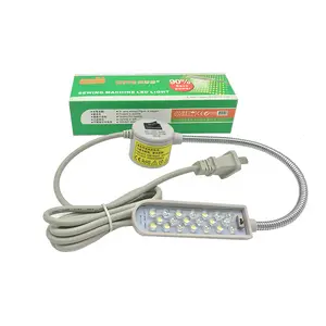 Luz uv roxo led 395nm máquina de costura regulável luz led com base de ímã