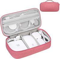 Bolsa de Viaje para Electrónicos con Logotipo Personalizado, Resistente a Impactos y al Agua, para Almacenamiento de Cargador de Laptop, Ratón, Cable USB