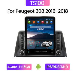 Mekede Nouveau Système Android 9.5 pouces IPS Écran 2Din <span class=keywords><strong>GPS</strong></span> Autoradio pour Peugeot <span class=keywords><strong>308</strong></span> avec Caméra Arrière WIFI - Product Image 2