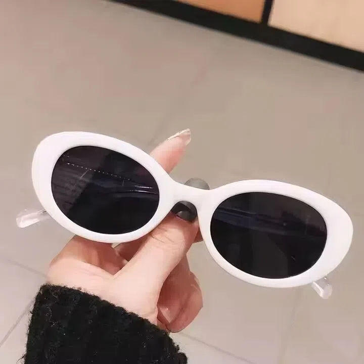 White frame grey lens