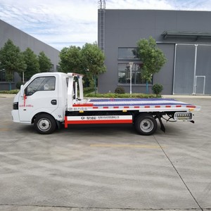 Camión de Rescate en Carretera Dongfeng Pequeño de 3 Toneladas, Grúa de Plataforma Plana, Grúa de Remolque de 2 Toneladas para Transporte de Automóviles - Product Image 5