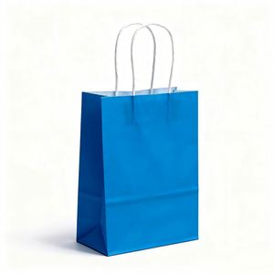 Bolsa de Papel Kraft Marrón KM con Asa Retorcida, Impresión Personalizada, para Comida para Llevar, Almacenamiento de Ropa, Regalos y Compras - Product Image 3