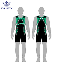 Justaucorps de gymnastique pour garçons en gros bon marché justaucorps de danse avec logo personnalisé