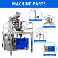 Machine d'emballage automatique pour chips de pommes de terre 50g 70g 150g, machine d'emballage pour snacks soufflés et aliments secs