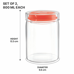 Square Glass Food Storage <b>Jars</b> with Lids Set Perfect for Pasta <b>Cookie</b> Nuts Organize Your Kitchen with Tidy and Clean - Product Image 2