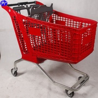 Chariot à linge Jiayuan Chariot à provisions durable Jouets pliants Chariots en plastique 100% Matériau vierge en plastique pour enfants JY-PST-02