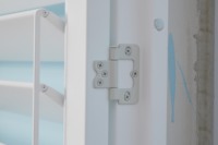 Meilleures ventes : Volets de porte en PVC transparents prêts à l'emploi, volets de fenêtre horizontaux en bois sur mesure, volets intérieurs à lamelles
