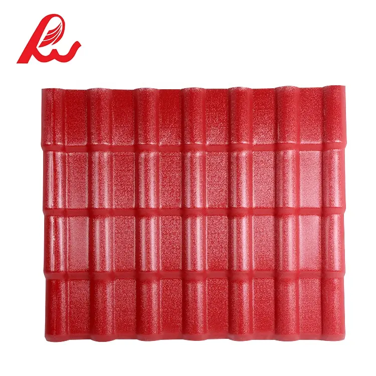 Corrugated Plastic Roofing Shingle Resin Roof Sheet for Greenhouse