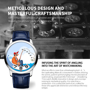 Orologio Meccanico OEM ODM con Design Personalizzato e Logo su Misura, Movimento Svizzero SW200, Modifica con Ore Vaganti e Minuti Retrogradi - Product Image 2