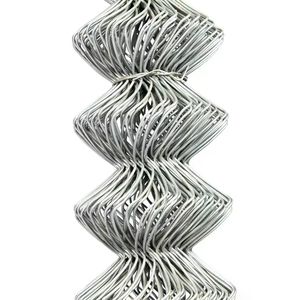 Hot Dipped Galvanized Diamond Wire Mesh Sport Field Fence <strong>Netting</strong> Bwg 16 <strong>Chain</strong> Link Fence Roll - Product Image 3