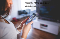 Système de contrôle d'accès d'interphone sans fil K6 2G 4G LTE GSM pour appartement