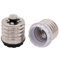 Convertisseur de support de lampe LED E40 E27 en plastique, adaptateur de douille à vis 3A, AC 220V, sûr et pratique, blanc/noir, économie d'énergie