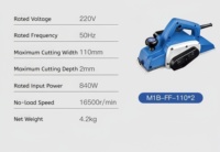 Routeur à bois haute puissance Dongcheng M1B-FF-110x2 - Outil tendance pour la précision, la durabilité et l'efficacité