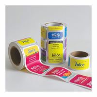 Buena Venta de pegatinas de etiqueta de nombre de Niños de círculo impermeable personalizado