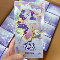 My Little Pony Glow Moon Edition Wave 11 Boîte de Boosters de Cartes à Collectionner Or Violet Anime Cartes Foil Collection Cadeaux Jouets