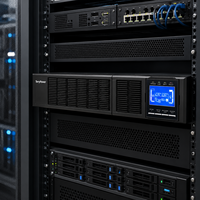 Galleon III 6K 10K UPS en Línea PF1.0 Monofásico de Montaje en Rack Onda Sinusoidal Pura Batería de Plomo-Ácido 60Hz para Centro de Datos/IDC