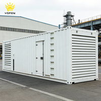 Générateur de type conteneur au gaz naturel 200 kW 250 kVA, triphasé, démarrage automatique, 1800 tr/min, centrale électrique à énergie propre, moteur Cummins Genetat
