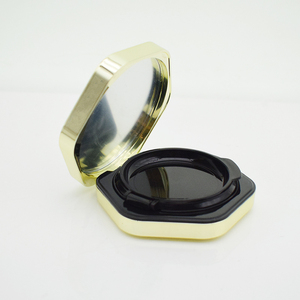Plastique or de haute qualité 15g carré magnétique poudre éblouissante crème pour bébé miroir vide étui à fard à joues boîtes de retenue pour prothèses dentaires - Product Image 3