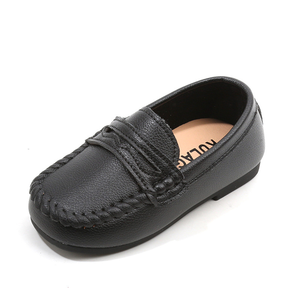 Children's British Style Spring Autumn <b>Soft</b> Soled PU Leather Boys' Girls 's New Bean Casual <b>Shoes</b> for Spring Autumn - Product Image 6