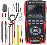 FYX Stock ZT-702S 2 in 1 Osiloskop Digital Multimeter 9999 Counts True RMS 48MSa s 1000V Alat Uji Genggam