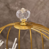 Étagère de salle de bain en or de luxe Table de toilette organisateur de comptoir boîte de rangement cosmétique avec porte-rouge à lèvres support de brosse de maquillage