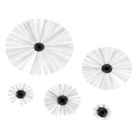 Brosse rotative de haute qualité pour le revêtement des tuyaux, avec personnalisation OEM pour le nettoyage