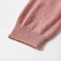 Pull en maille mélange de laine à col rond et manches courtes pour femme, couleur unie, ourlet côtelé, coupe ajustée, décontracté, basique, pour le bureau, marque privée