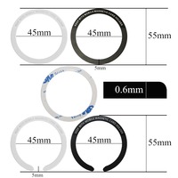 Plaque de support de voiture Anneaux métalliques pour chargeur sans fil Magsafe Anneau métallique pour téléphone portable iphone