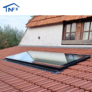 Moderna finestra a battente in vetro Low-E con telaio in lega di alluminio a battente stile aperto per <span class=keywords><strong>accesso</strong></span> al <span class=keywords><strong>tetto</strong></span> - Product Image 4