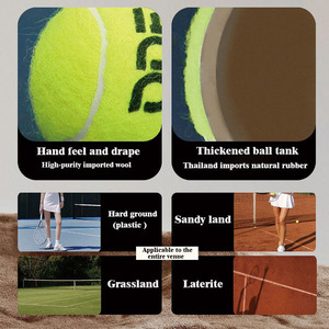 Мяч для падела и тенниса ODEA Professional Match 2026, 45% шерсть, войлочный, сертифицирован IPF/<span class=keywords><strong>FIP</strong></span>, прочный, высокопроизводительный, портативный, OEM/ODM - Product Image 3