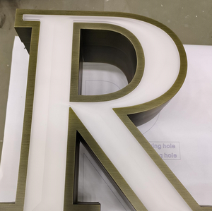 Biển Hiệu Đèn <span class=keywords><strong>LED</strong></span> Gắn Tường DC <span class=keywords><strong>12V</strong></span> Biển Hiệu Chữ Kênh Bằng Thép Không Gỉ - Product Image 6