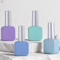 Flacon vide en verre de 10 ml pour vernis à ongles, gel UV, anti-fuite, avec bouchon à vis argenté et pinceau – Vente directe usine, produit populaire