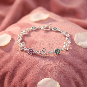 Pulsera de Cadena de Plata Fina Chapada en Rodio Satva Silver Fashion para Uso Unisex en Eventos Nocturnos, Bodas y Accesorios para Fiestas. - Product Image 1