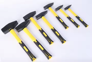 Martillo de Acero al Carbono de Grado Industrial de Alta Calidad, Forjado, con Mango Recto, Cara Cuadrada, Mango de Fibra de Vidrio, para Uso de Maquinistas, OEM - Product Image 4
