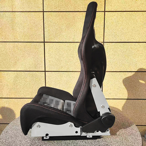 BR12 velluto impermeabile di alta qualità secchio fisso rosso sedile da corsa blu per auto sportive/UTV/ATV/VIOS/MAZDA // VW - Product Image 3